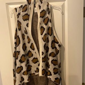 Printed Sweater Vest - Size L/XL